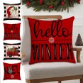 thumbnail image 1 of Fiudx Juego de Almohadas Navideñas con Diseño de Alce y Copo de Nieve, Suaves y Cómodas, Decoración Navideña para El Hogar, Acogedora Adición a La Sala de Estar, Regalo Perfecto para La Familia, Jueg, 1 of 7