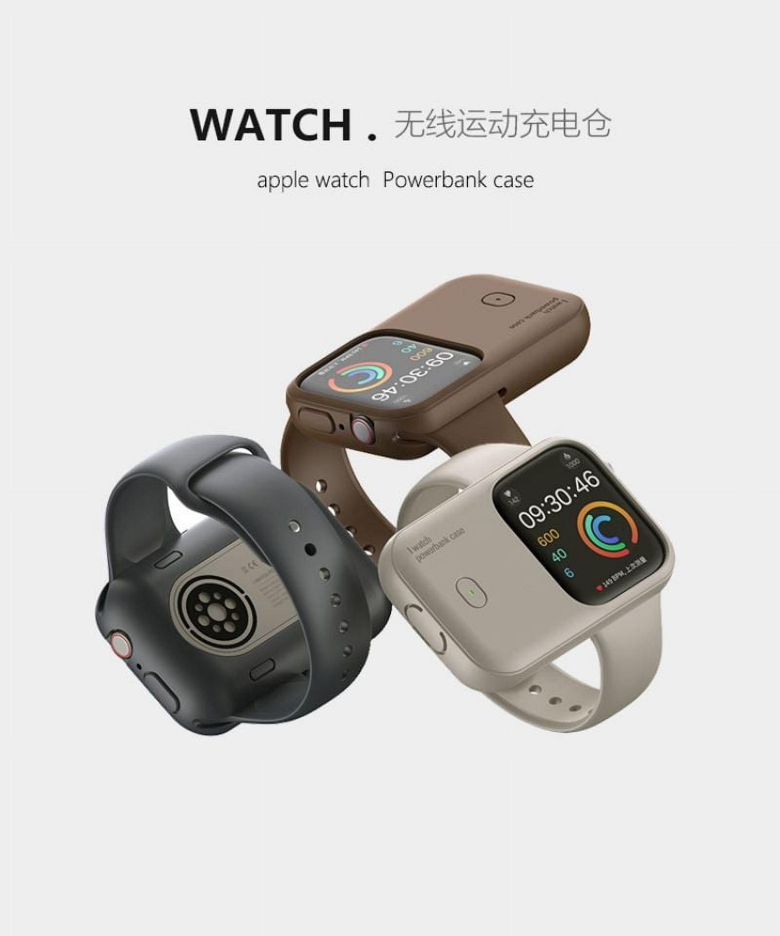 Portable Wireless Charger 1200mAh Power Bank Device for Apple-Watch 9 8 7 6 5 4 SE Ultra 2 1 44MM 45MM 49MM Fast Charging Case by YFind