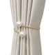 thumbnail image 1 of Cortina con clip de perla, soporte para cortina, hebilla con lazo, accesorios para decoración del hogar, oro Feliz Sencillez, 1 of 5