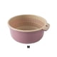 thumbnail image 5 of Colador Bearachild Taomi Basket de plástico duradero Rosa claro mediano, 5 of 6
