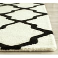 thumbnail image 3 of SAFAVIEH Cambridge Liam Geometric Wool Area Rug, Ivory/Black, 5' x 8', 3 of 6