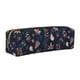 thumbnail image 1 of Balery Autumn Leaves With Blue Estuche de Lápices de Cuero Impreso, Estuche para Suministros de Arte, Estuche de Lápices con Cremallera, Estuche de Almacenamiento de Papelería, 1 of 7