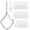 Sliver, variant on TT-10 PCS Metal Ceiling Hooks for Hanging Plants & Outdoor String Lights - 2.2 Inches Black