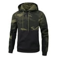 thumbnail image 7 of Men's Pullover Hoodie Camo Long Sleeve Sweatshirt Fleece Warm Hooded Sweatshirts with Kangaroo Pocket, 7 of 7