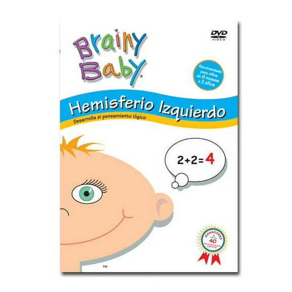 Brainy Baby Hemisferio Izquierdo DVD: Left Brain Logical Thinking Spanish Edition