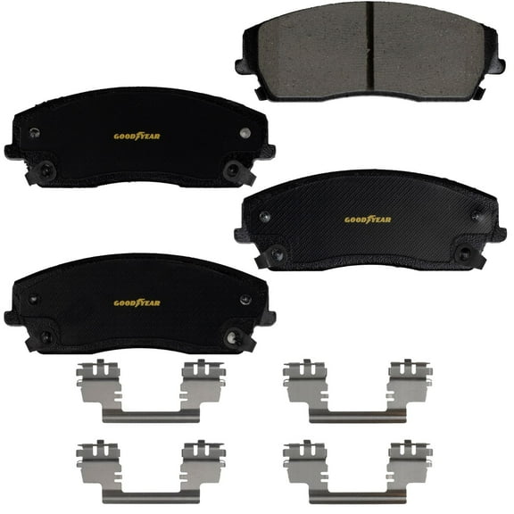 Goodyear Brakes GYD1056 Premium Ceramic Automotive Front Disc Brake Pads Set