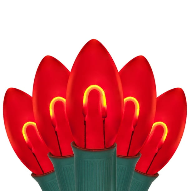 C9 LED Edison Christmas Lights Outdoor Vintage Christmas Lights, LED