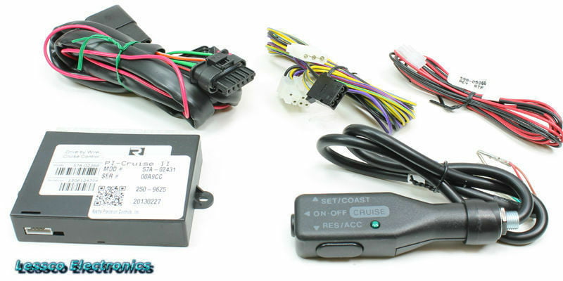 Rostra 250-2735 Toyota Cruise Control Wiring Kit for Chinese & Factory Switches