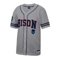thumbnail image 2 of Men's Colosseum Gray Howard Bison Free Spirited Baseball Jersey, 2 of 3