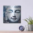 thumbnail image 4 of Luxe Metal Art 'Peaceful Buddha II' by Linda Woods, Metal Wall Art, 12"x12", 4 of 9