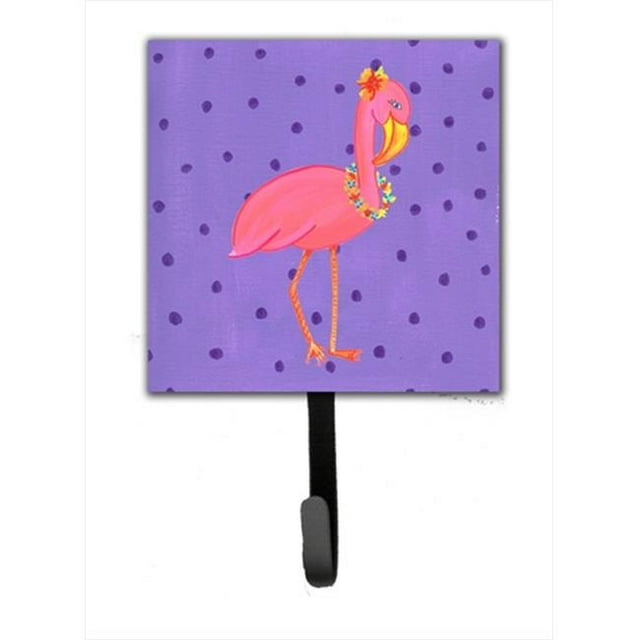 Carolines Treasures LD6154SH4 Flamingo Leash Holder Or Key Hook