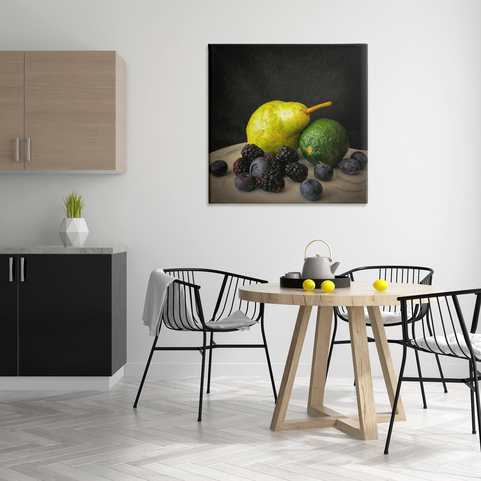 Stupell Industries Fruit & Berries Still Life Food & Beverage Painting Gallery Wrapped Canvas Art Print Wall Art, 36 x 36