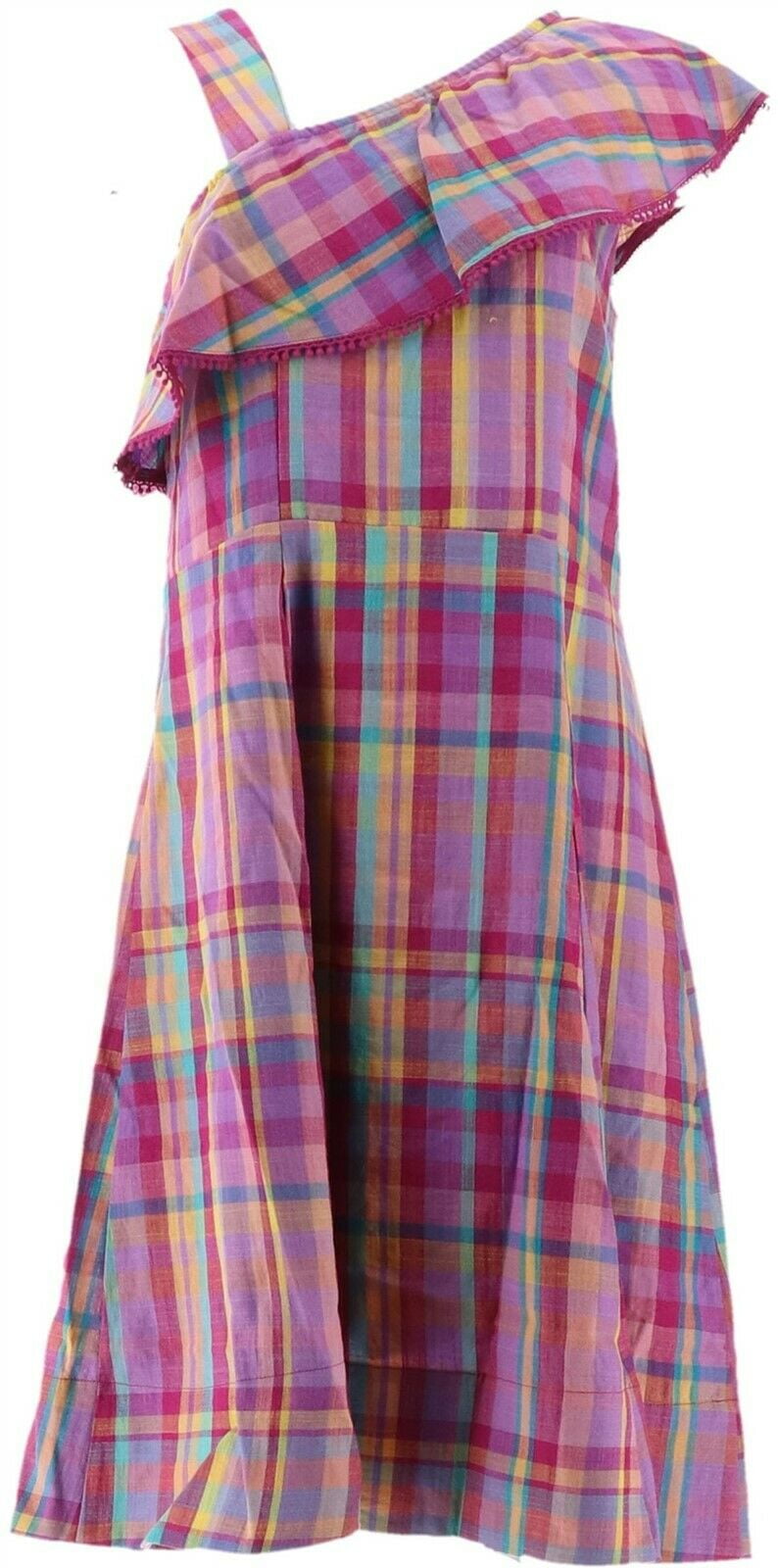 madras plaid dress womens