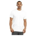 thumbnail image 2 of Men's Soft 100% Cotton Light Weight Crew Neck Short Sleeve T-Shirt, White S, 1 Count, 1 Pack, 2 of 3