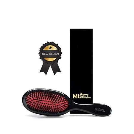 Misel Detangling Brush Comb For Natural Hair With Boar Bristle