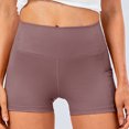thumbnail image 5 of Sevevn Women's Solid Color Fitting Sports Fitness Training Breathable Shorts Pockets Yoga Shorts, 5 of 5