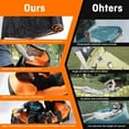 thumbnail image 4 of POINTERTECK 1 Pack 92.5” X 27.5” Pillow Inflatable Lounger Air Sofa With the Squared Headrest Waterproof Ripstop Nylon for Pool Float  Beach  Festival  Backyard and Outdoor Use  Lightweig, 4 of 7