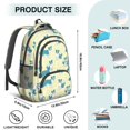 thumbnail image 4 of Border Collie and Polka Dot Backpack for School, Cute School Bag with Adjustable Shoulder Straps and Padded Back, 16.9"x12.6"x5.9", 4 of 4