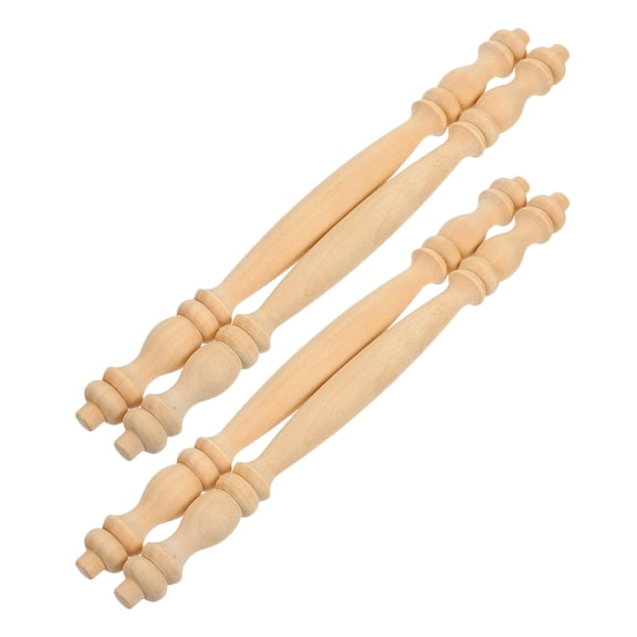 WRITWAA 4-Piece Wood Set for Home Repair and Decorative Projects, Khaki Finish, and Easy to Install