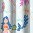 thumbnail image 6 of Dream Factory Mermaid Dreams 72"x72" Bath Shower Curtain, Polyester, 6 of 7