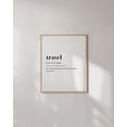 thumbnail image 4 of HAUS AND HUES Travel Wall Decor Travel Posters Wanderlust Decor Travel Quotes Wall Art Typography Decor Adventure Wall Decor Travel Art White Wall Travel Theme Decor Unframed 16x20, 4 of 6