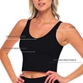 thumbnail image 2 of ACTIVE UNIFORMS SCRUBS Women's Short Sleeve Round-Neck T-Shirt Under Scrub (Black, Small), 2 of 6