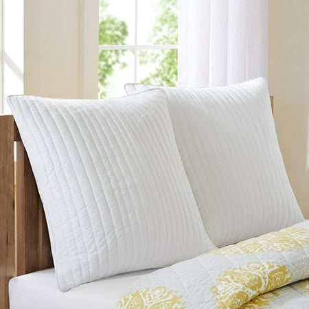 Ink Ivy Camila Quilted Euro Sham In White Walmart Com