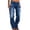w93# BU1902, variant on Wuxian Womens Pants Jeans Casual Straight Leg Trousers Ripped Distressed Vintage High Waist Elastic Wide Comfortable Stretch Denim Fashionable Tummy Control Denim Dailywear,BU2,XS