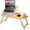 Bamboo, variant on Laptop Desk for Bed, Adjustable Height and Angle, Foldable Lap Desk with Cup Holder and Drawer, Portable Bed Table Tray for Writing Reading Drawing or Breakfast