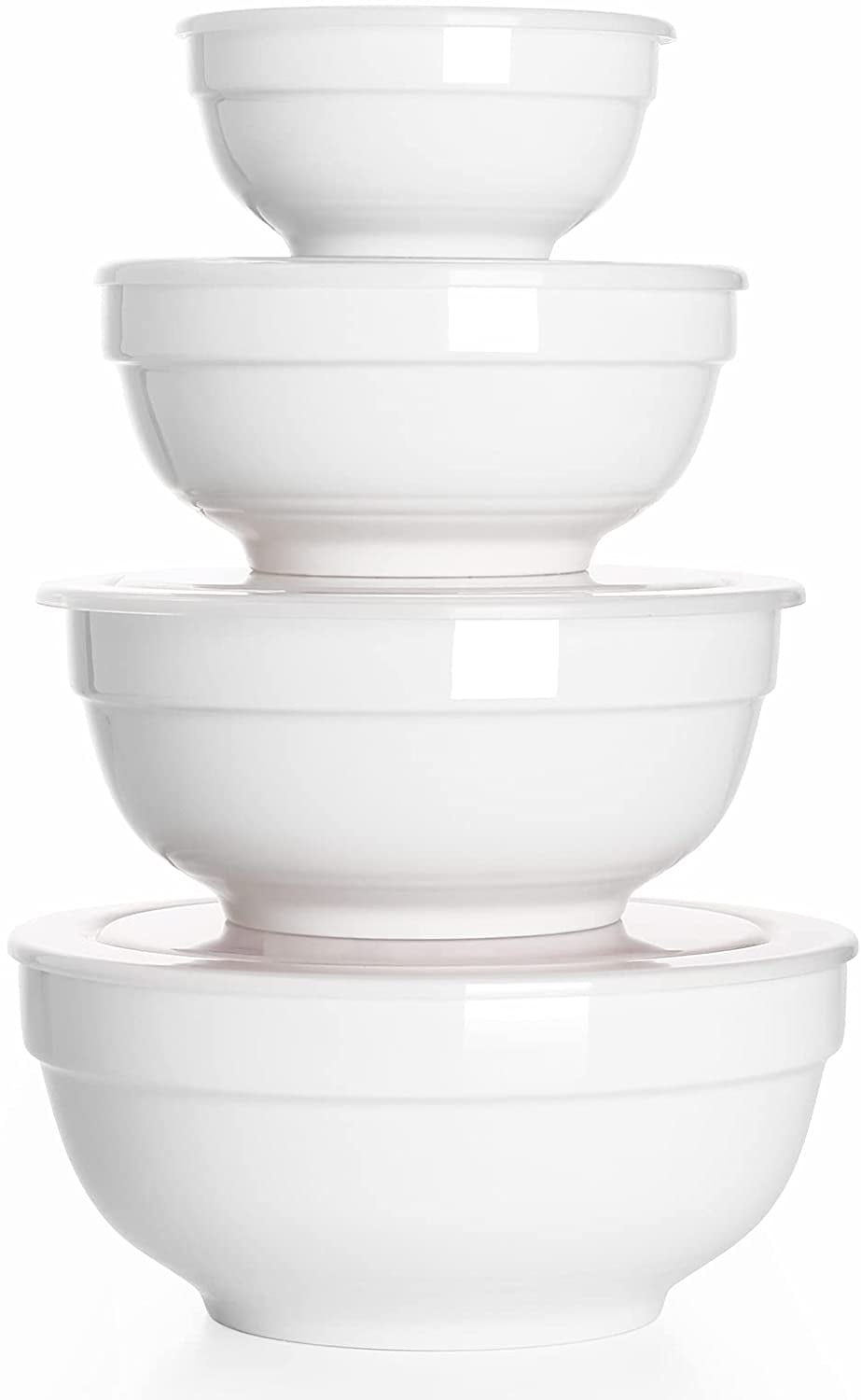 ceramic bowl set with lids