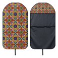 thumbnail image 6 of POLERO Colorful Mandala Terry Cloth Car Seat Cover Sweat Proof, Non Slip Waterproof Microfiber Towel Cover for Cars Trucks Vans, 6 of 7