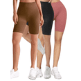 thumbnail image 1 of Set De 3 Short Biker Mujer Unitalla Shores Deportivos Dama Chort Gym, 1 of 5