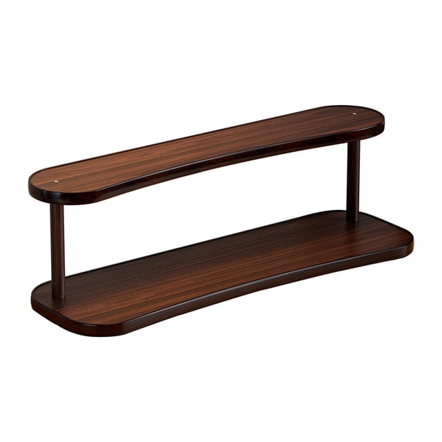 Organizador de estación de café, organizador de escritorio, estante rústico para tazas y jarros para el dormitorio. 30 cm