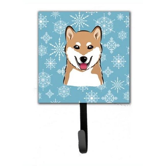 Carolines Treasures BB1659SH4 Snowflake Shiba Inu Leash & Key Holder