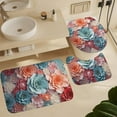 thumbnail image 6 of Beautiful Succulents Bathroom Shower Curtain Sets, Modern Farmhouse Plants 4PCS Bathroom Sets with Shower Curtain and Rugs, Toilet Lid Cover,Bath Mat, Bathroom Decorations Sets, 6 of 8