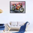 thumbnail image 3 of Cuadros Decorativos Moto DIY taladro redondo completo diamante pintura mosaico diamantes de imitación Sywqhk Nuevos Originales, 3 of 9