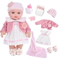 thumbnail image 1 of Muñeca bebé DOTVOSY de 30 cm con ropa y accesorios para más de 3 años, 1 of 6