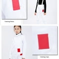 thumbnail image 3 of Traje De Uniforme De Esgrima, CE350N Certificado De Chaqueta De Tela Ripstop Juego De Chalecos Con Ajuste Ajustable Para Niños Foil Juvenil Epee Sabre Training, 3 of 7