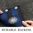 thumbnail image 6 of Blue Christmas Snowflake Pattern Door Rugs,Washable Non Slip Door Mats Indoor,Decorative Door Mats,Entry Mat Indoor for Entrance,Bedroom,Kitchen,Bathroom,17"x30", 6 of 6