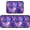 Galaxy, variant on Halloween Zombie Skeleton Skull Kitchen Rugs Set of 2 Pieces, Non Slip Cushioned Anti Fatigue Mats for Kitchen Floor, 19.7"X27.6"+19.7"X47.2" Heavy Duty Comfort Standing Mats