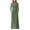 Army Green, variant on Women's Long Sleeve Loose Plain Maxi Dresses Floral Empire Waist Fall Casual Long Dresses with Pockets Red