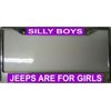 Silly Boys Jeeps Are For Girls Frame Purple