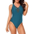 thumbnail image 1 of FcBaudy Womens Swimsuits One Piece Swimsuit Women Plus Size Swimsuit for Women Tankini Swimsuits for Women Women With Chest Pad Without Underwire Solid Deep V One-piece Swimsuit Women Swimsuit, 1 of 2