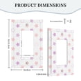 thumbnail image 5 of ZICANCN Outlet Covers Wall Plate, Multishape Star Light Switch Cover Decorative, Duplex Toggle Combo 1-Gang, 5 of 9