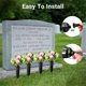 thumbnail image 4 of 20 Pack Cemetery Vases with Spikes,Plastic Vases for Flowers,Grave Decorations for Cemetery,Memorial Floral Vases, 4 of 5