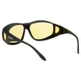 thumbnail image 5 of Polar Optics Sport Unisex FO-030 Square Fits Over Night Drivers Black and Yellow, 5 of 8