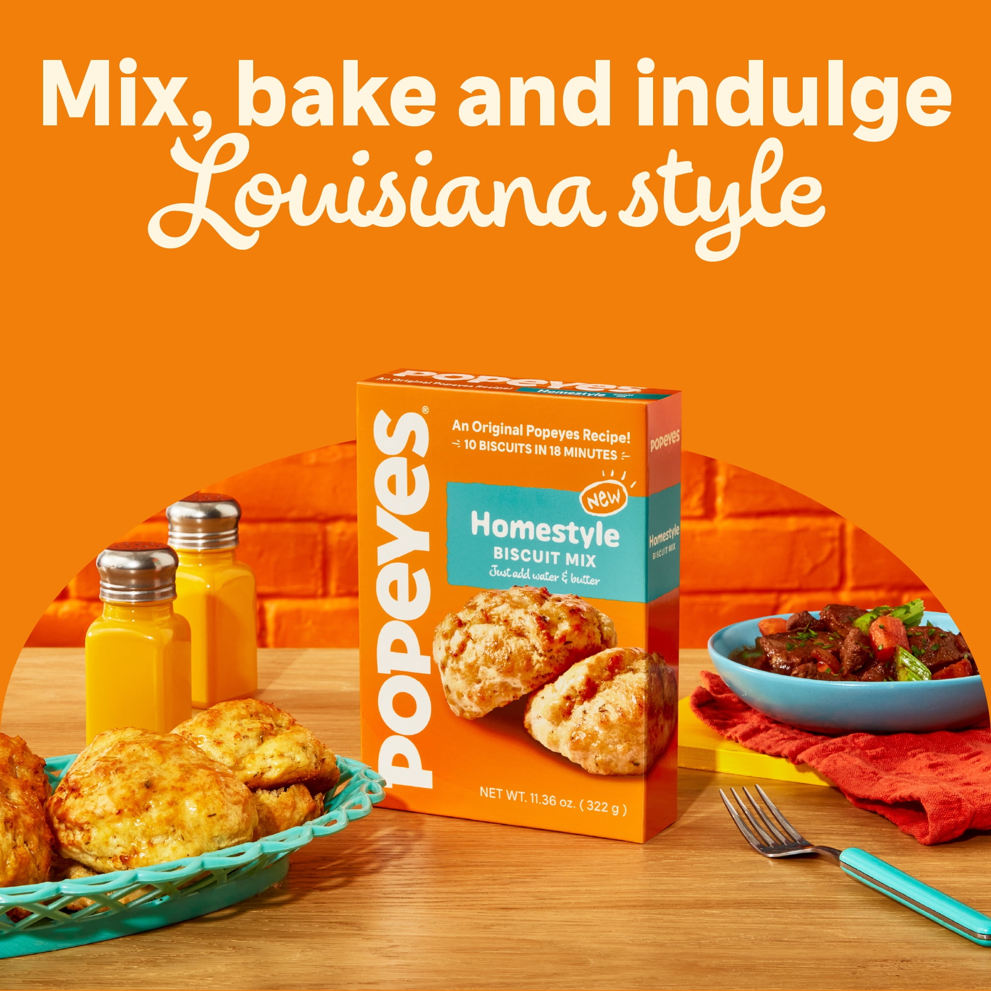 Popeyes Homestyle Biscuit Mix, 11.36 Ounces