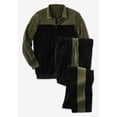 thumbnail image 2 of KingSize Men's Big & Tall Colorblock Velour Tracksuit, 2 of 4