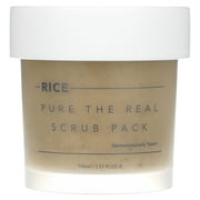 Thank You Farmer Rice Pure The Real Scrub Pack , 3.51 fl oz (100 ml)