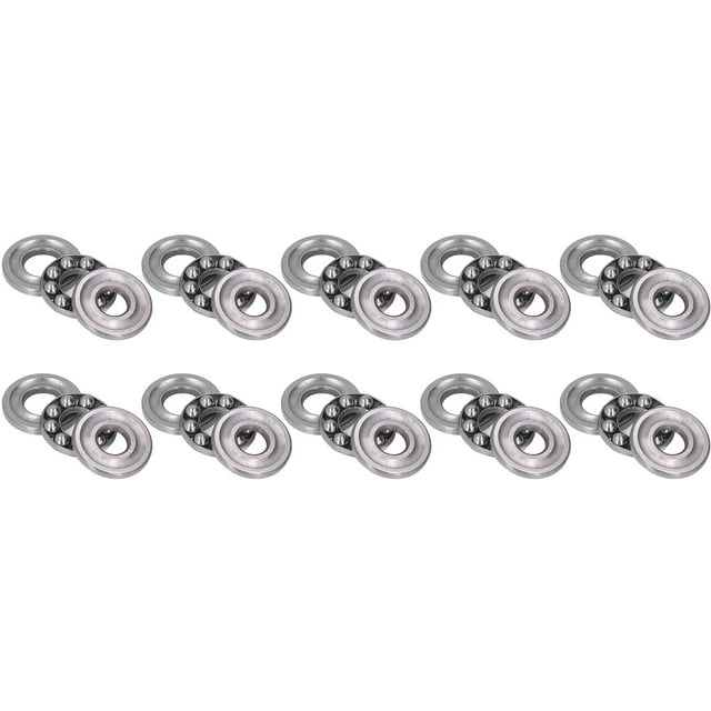 Roulements à Billes, 10 Pcs Design Standard Roulant Durable Roulement à Billes à Direction Unique pour Équipement 51200,51201,51202,51203,51204